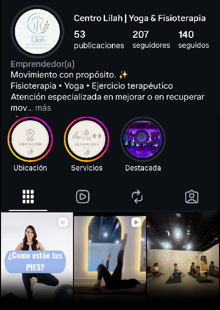Centro Lilah Instagram